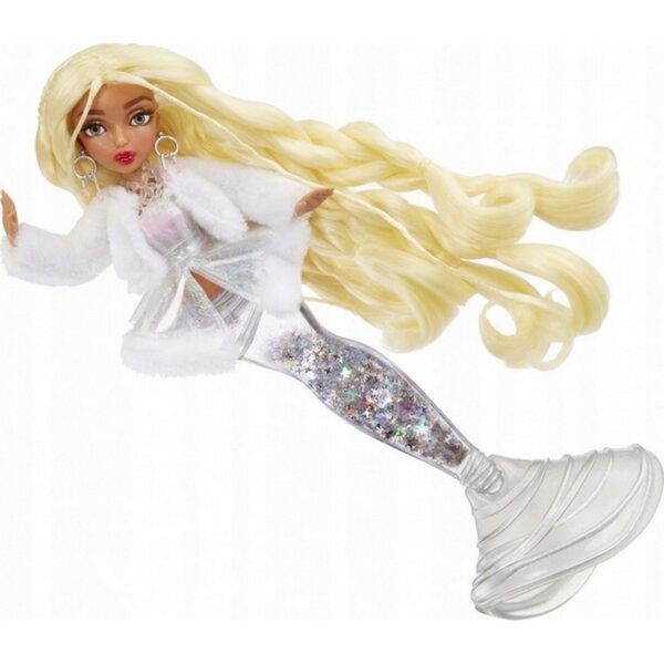 Bambola Sirena Mermaze Mermaidz Gwen con coda che cambia colore e abiti morbidi