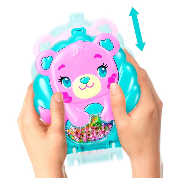Polly Pocket Glitter Island: Set compatto con micro bambola e accessori tematici