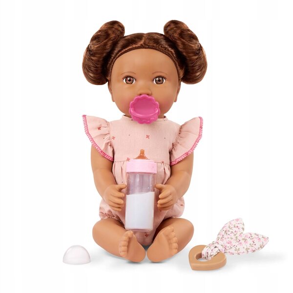 LullaBaby Bambola Neonato con Bottiglia e Accessori per Bambini 2+ Anni
