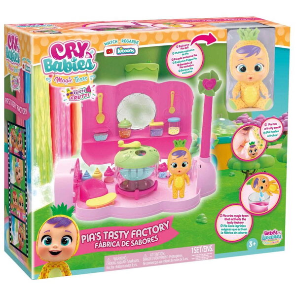 CRY BABIESTUTTI FRUTTI FABRYKA LALECZKI PIA Magiczne Łzy ZESTAW