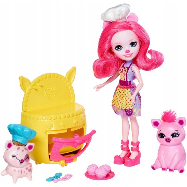 Mattel Enchantimals Baking Buddies Puppen- und Kochfreunde-Set für Kinder