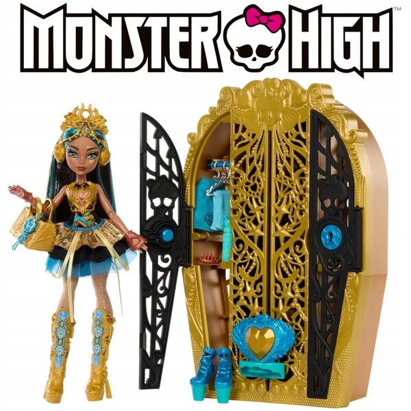 Cleo De Nile Monster High Scarysecrets - Bambola da collezione con oltre 125 vestiti