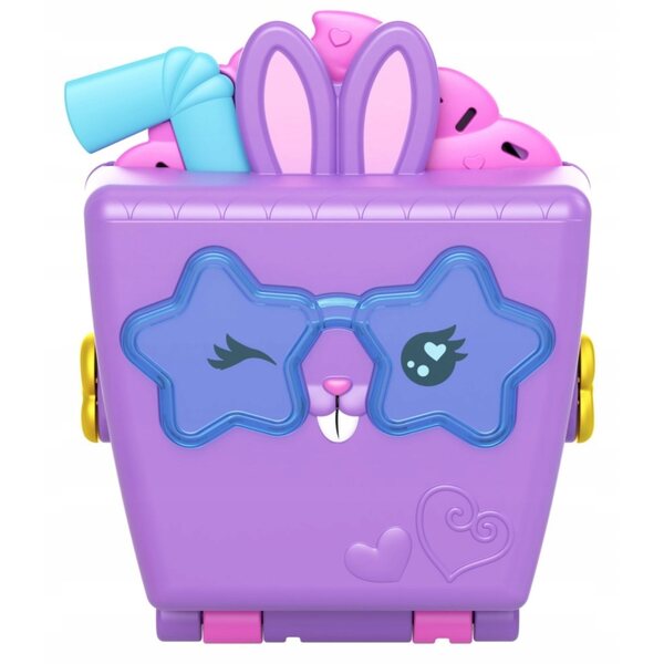 Polly Pocket Compact Snack Set avec accessoires, Mattel Creative Mini Game