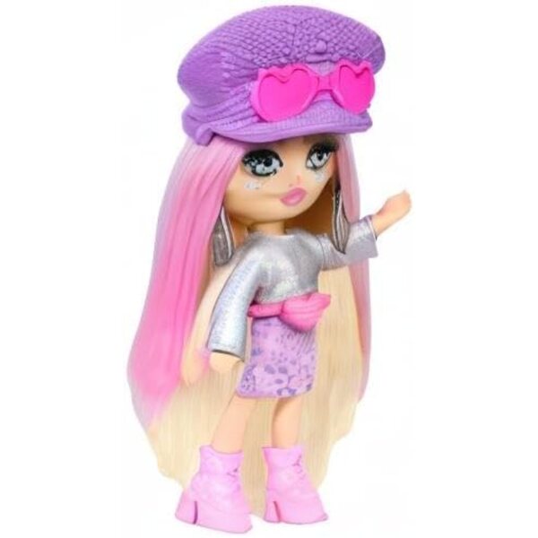 Barbie Extra Mini Minis Hippie 8,3 cm mit modischen Accessoires und Kleidung