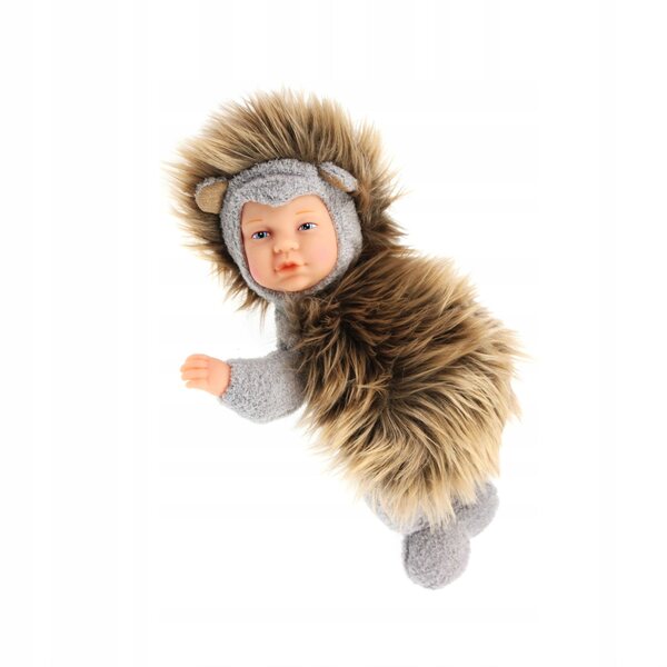 Bambola Anne Geddes Baby Riccio - Morbida e Realistica 23 cm