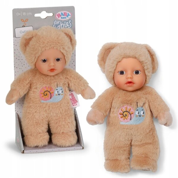 Baby Born Cane Peluche 18 cm - Giocattolo Morbido e Sicuro per Neonati