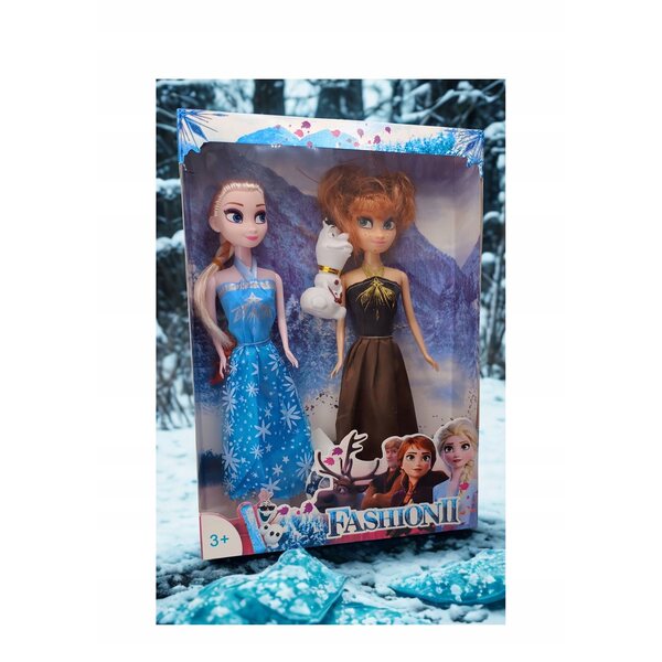 Frozen Elsa Anna Puppenset mit Olaf und Zubehör – Zauberspiel für Kinder
