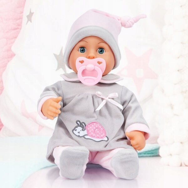 Bayer Baby Doll Anna 38cm con 24 Suoni e Accessori, Ideale 12M+