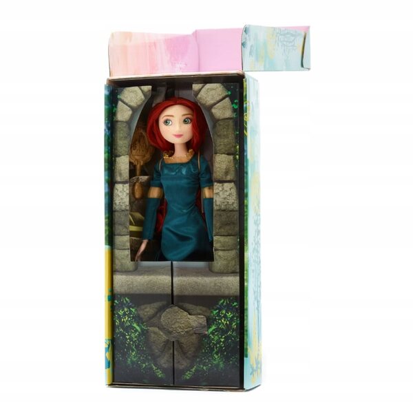 Bambola Merida Disney Waleczna con Vestito Verde e Accessori per Bambini