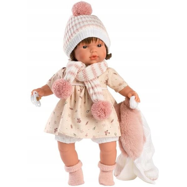 Bambola Lola Llorens 38 cm con vestiti in cotone biologico e suoni