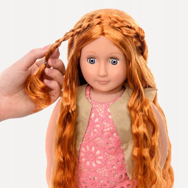 OurGeneration Patience, 46 cm große Puppe mit verstellbarem Haar und Modeaccessoires
