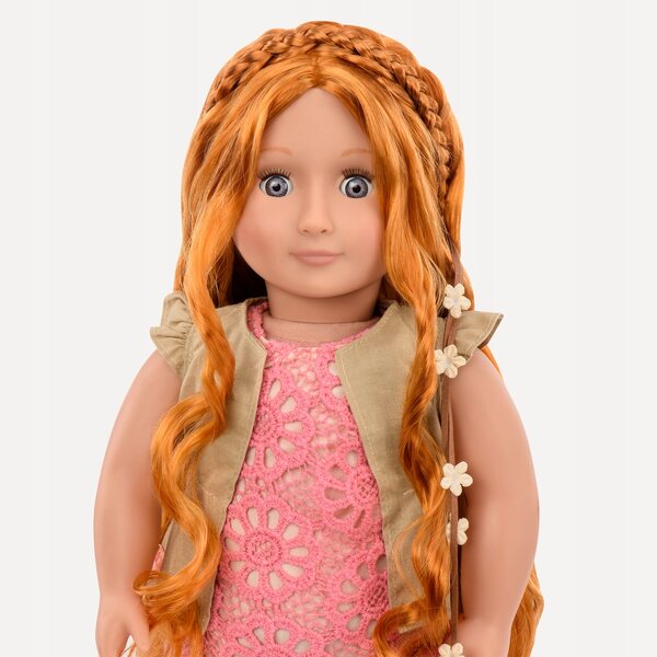 OurGeneration Patience, 46 cm große Puppe mit verstellbarem Haar und Modeaccessoires