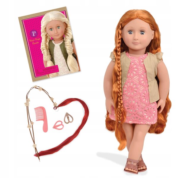 OurGeneration Patience, 46 cm große Puppe mit verstellbarem Haar und Modeaccessoires