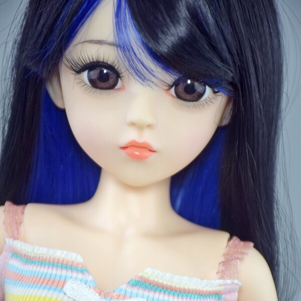 Bambola BJD Artigianale 60cm con Corpo Snodato, Vestito e Scarpe