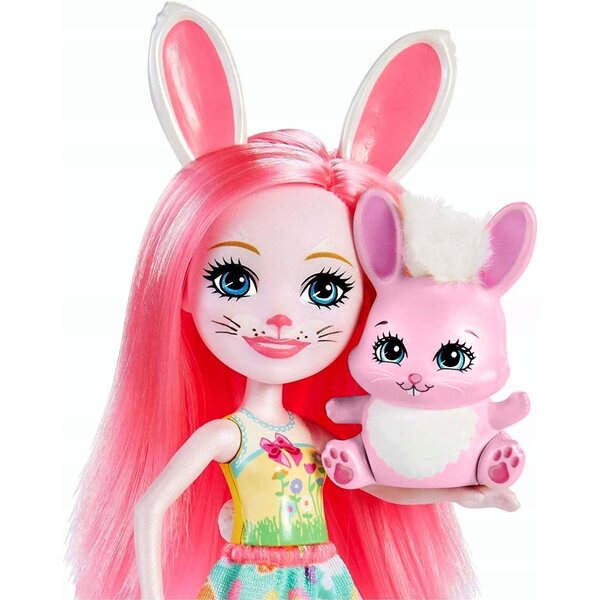 Enchantimals Set Bree Bunny mit Fahrrad und Twist Bunny Mattel