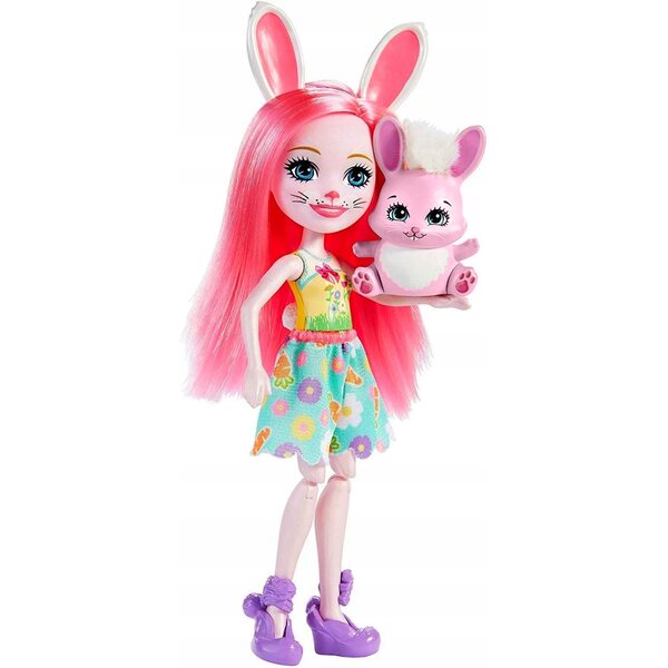 Enchantimals Set Bree Bunny mit Fahrrad und Twist Bunny Mattel