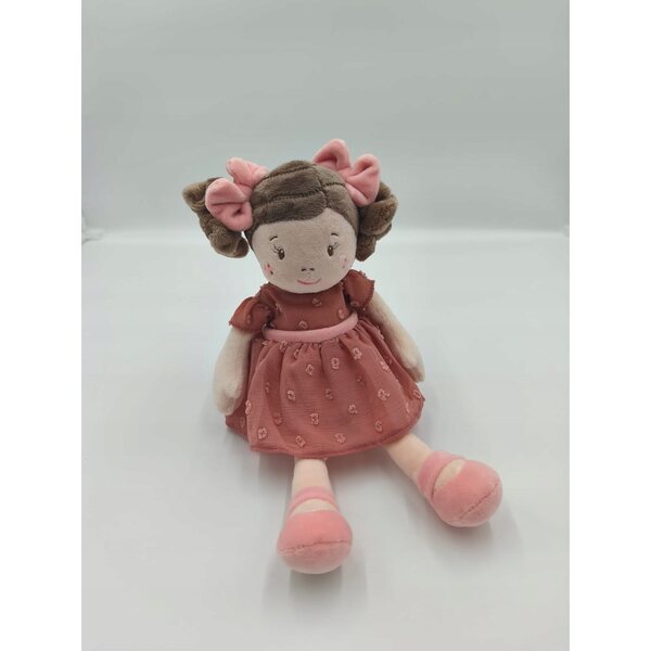 Bambola di pezza con capelli castani 30 cm Bukowski Design per bambini 6+