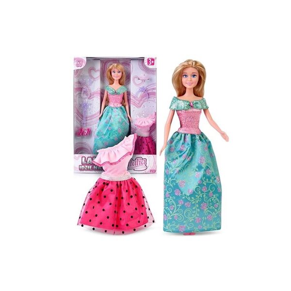 Bambola Natalia da 29 cm in abito da ballo con accessori: divertimento creativo per ragazze