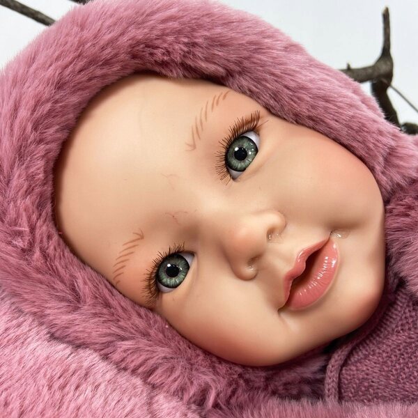 Nines Reborn Premium Chloe bambola morbida 48 cm per bambini dai 3 anni