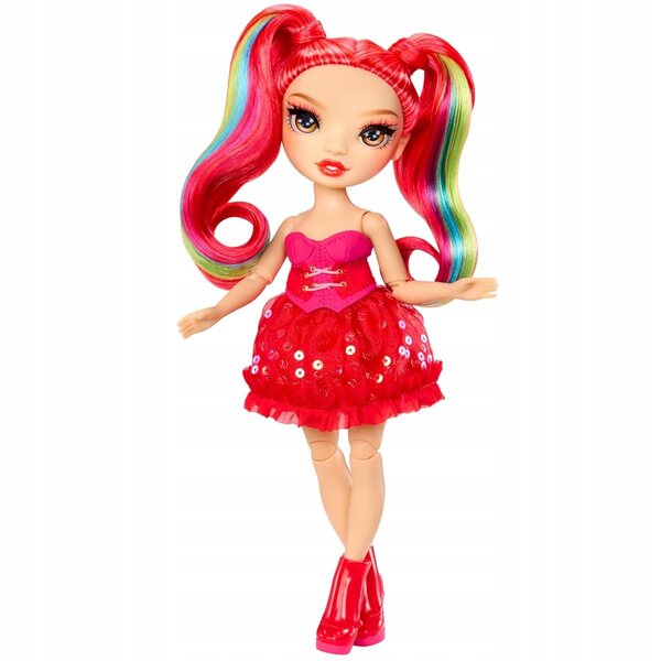 Rainbow High Be Dazzling Vivienne Rouge - Bambola stilosa con accessori creativi