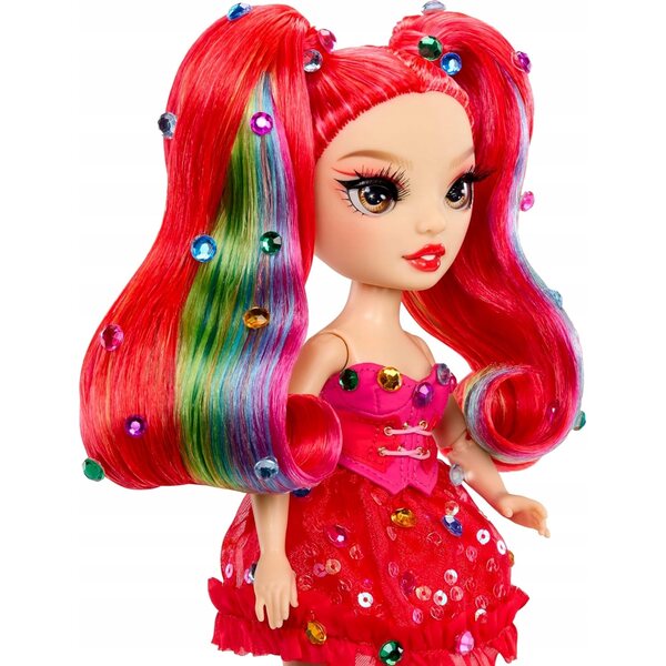 Rainbow High Be Dazzling Vivienne Rouge - Bambola stilosa con accessori creativi