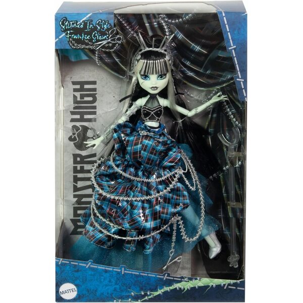 Monster High Frankie Stein 29 cm - Poupée de collection avec robe d'inspiration couture