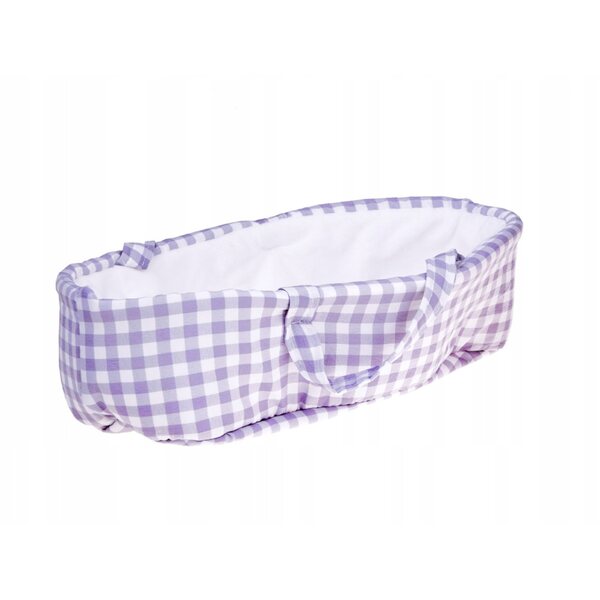 Bambolina neonata 32 cm con cappello grigio e vestitino Jokomisiada