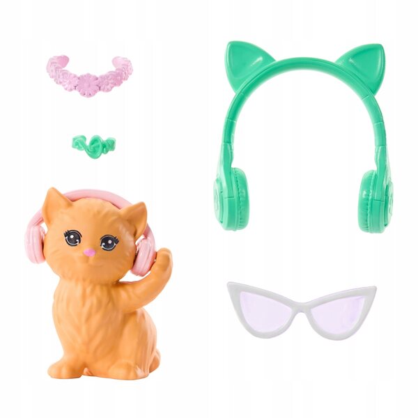 Barbie Daisy mit Katze 29 cm, inspiriert von Mattel Beach Detectives +3 Jahre