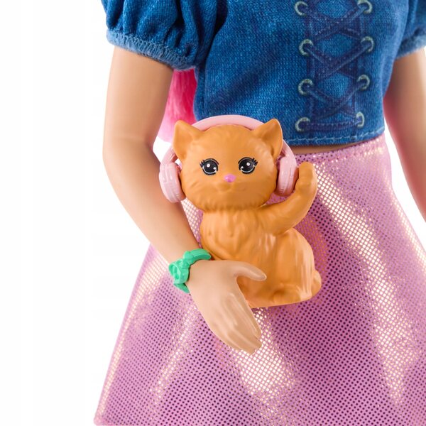 Barbie Daisy mit Katze 29 cm, inspiriert von Mattel Beach Detectives +3 Jahre