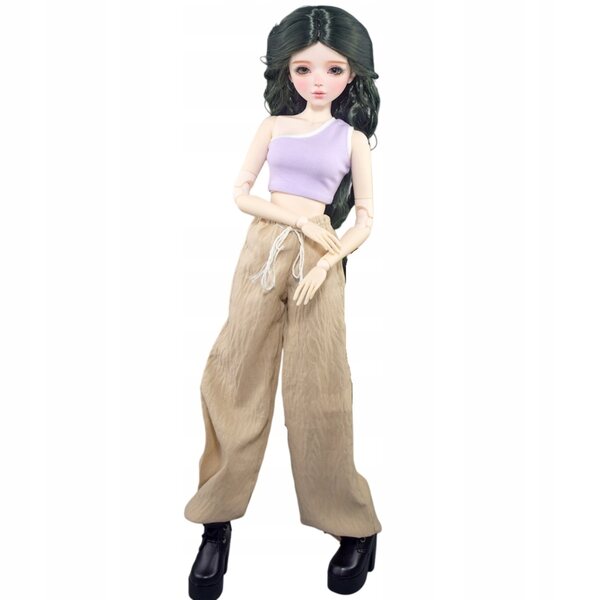 56 cm große Prinzessin-Modellpuppe mit Kleidung, Schuhen und abnehmbarer Perücke