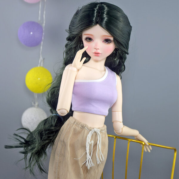Bambola Modella Principessa 56 cm con Vestiti, Scarpe e Parrucca Rimovibile