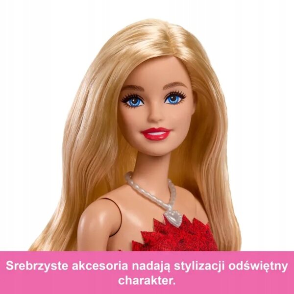 Barbie da Collezione in Elegante Abito Rosso per 80° Anniversario Mattel