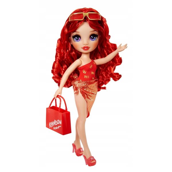 RAINBOW HIGH SWIM&STYLE FASHION LALKA RUBY W STROJU KĄPIELOWYM ZABAWKA