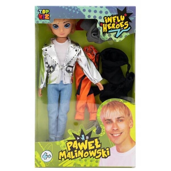 50876 Lalka z akcesoriami Influ Heroes Paweł Malinowski