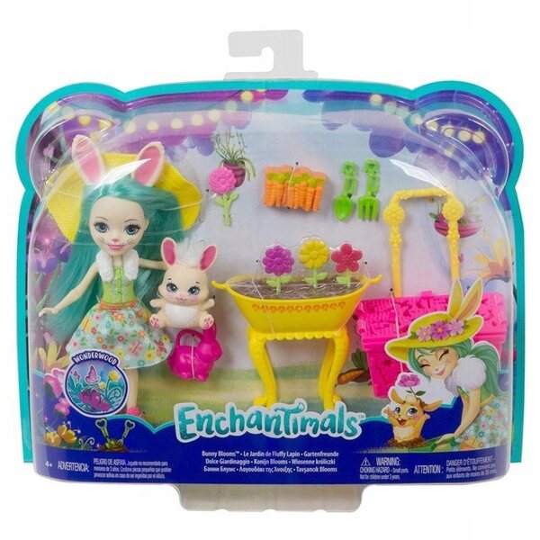 Enchantimals Spring Bunnies – Set aus flauschigen Hasenpuppen mit Zubehör