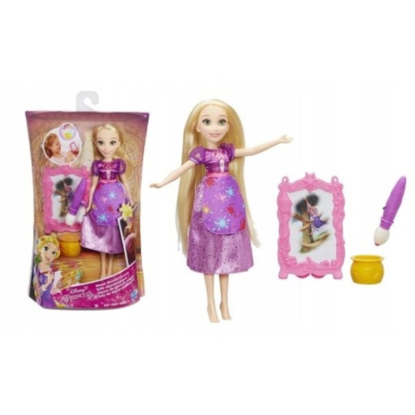 Disney Hasbro Rapunzel 32,5 cm große Puppe mit Kleid und Farbset