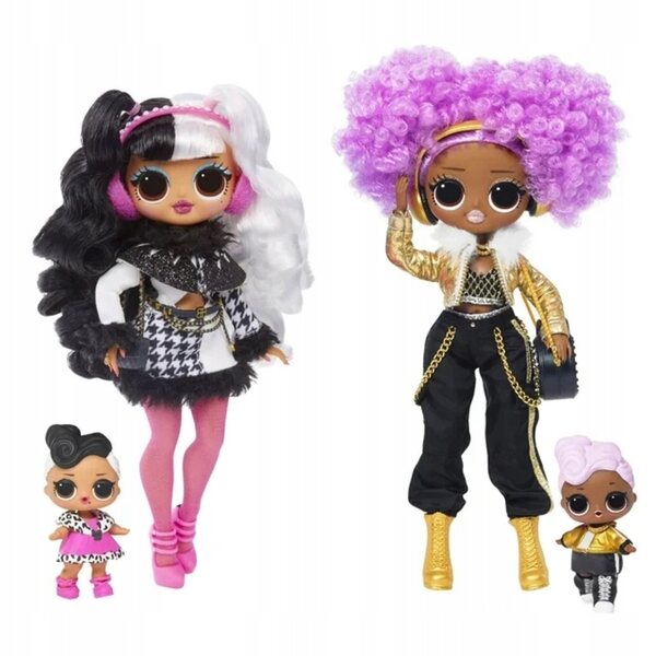 L.O.L. Überraschen Sie OMG Dollie und 24K D.J. Stilvolle Puppen der Winter Disco Edition