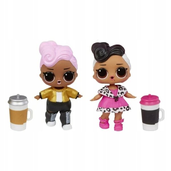 L.O.L. Überraschen Sie OMG Dollie und 24K D.J. Stilvolle Puppen der Winter Disco Edition