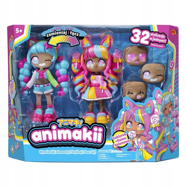 Epee Animakii Candy and Bubble Gum – Anime-Puppe mit 32 Stilisierungen