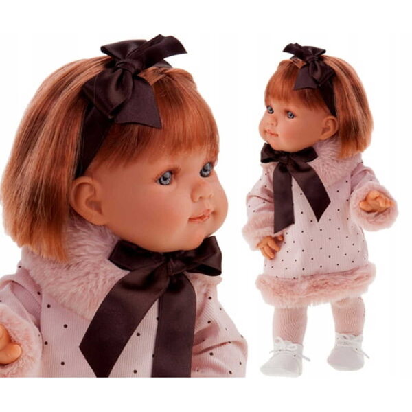 Bambola Antonio Juan Farita 38 cm con vestito invernale e scarpine in pelle