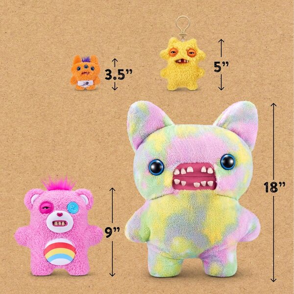 Fuggler Series 1 Plüsch Care Bears 9" Cheer Bear