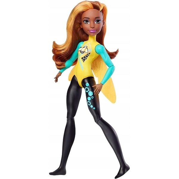 Mattel DC Super Hero Girls Bambola Bumblebee con Costume Elegante per Bambini 3+