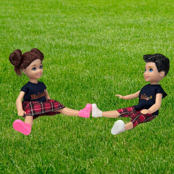 15 cm großes Kinderpuppen-Set mit Wechselkleidung – hohe Qualität und CE-Sicherheit