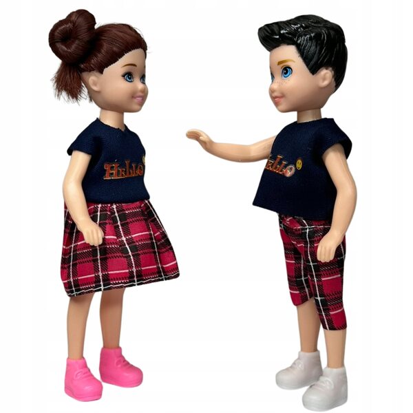 15 cm großes Kinderpuppen-Set mit Wechselkleidung – hohe Qualität und CE-Sicherheit
