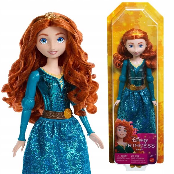 Bambola Disney Principessa Merida con Abito Blu - Giochi per Bambine 3+