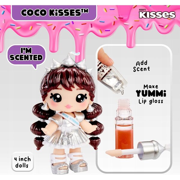 Yummiland Coco Kisses with Creative Lip Balm Set for Children кукла