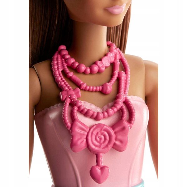 Barbie Dreamtopia Sweetville Mattel Prinzessin mit abnehmbarem Kleid und Tiara 29 cm