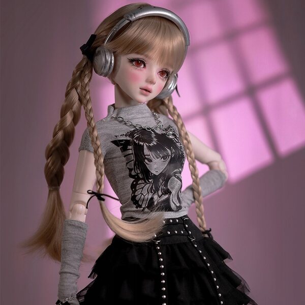 Bambola BJD 1/3 Set completo con trucco dipinto a mano e occhi intercambiabili 56 cm