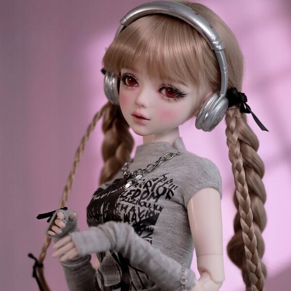 Bambola BJD 1/3 Set completo con trucco dipinto a mano e occhi intercambiabili 56 cm