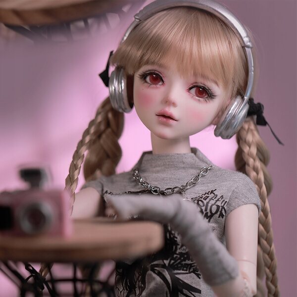 Bambola BJD 1/3 Set completo con trucco dipinto a mano e occhi intercambiabili 56 cm